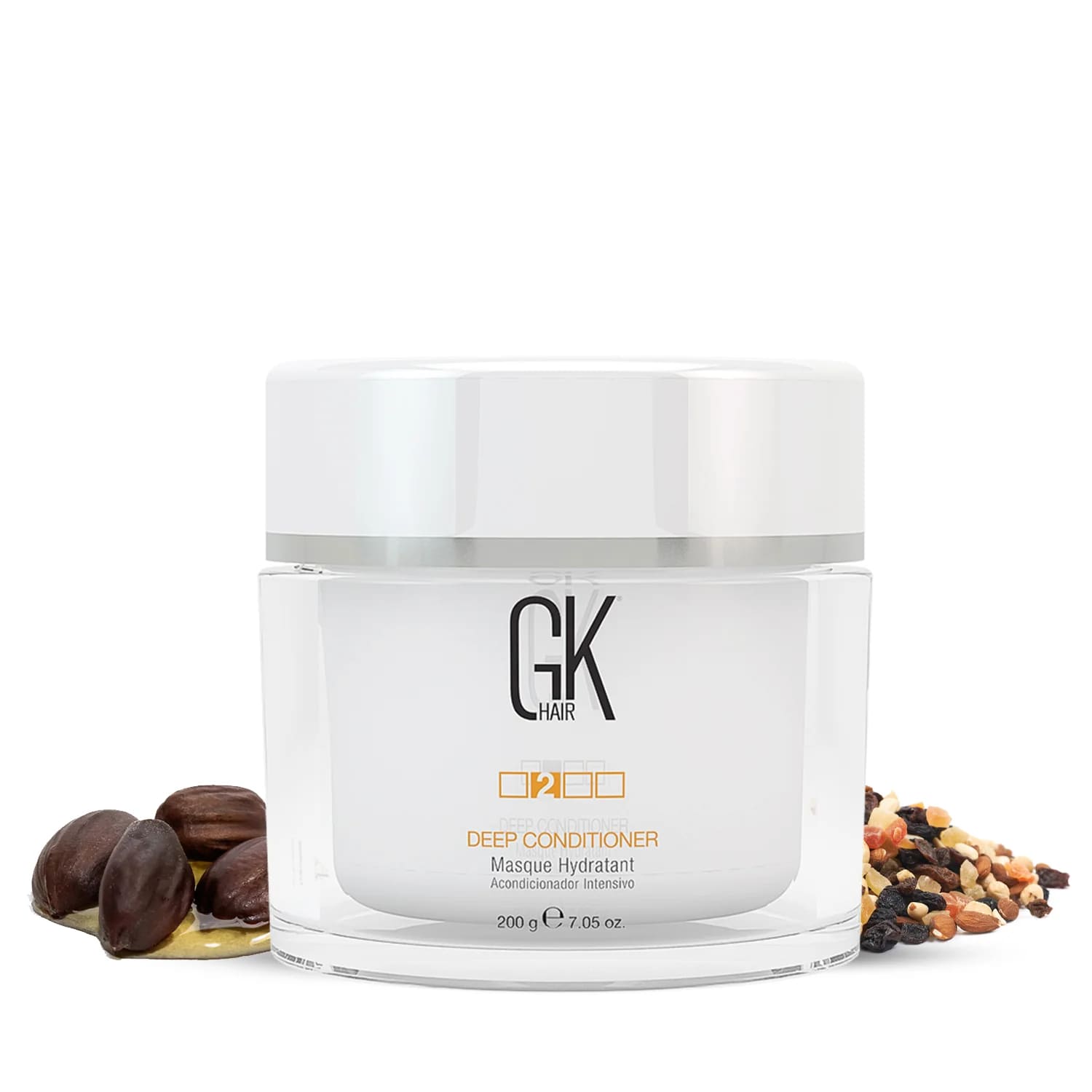 GKhair Deep Conditioner for dry and damaged hair treatment